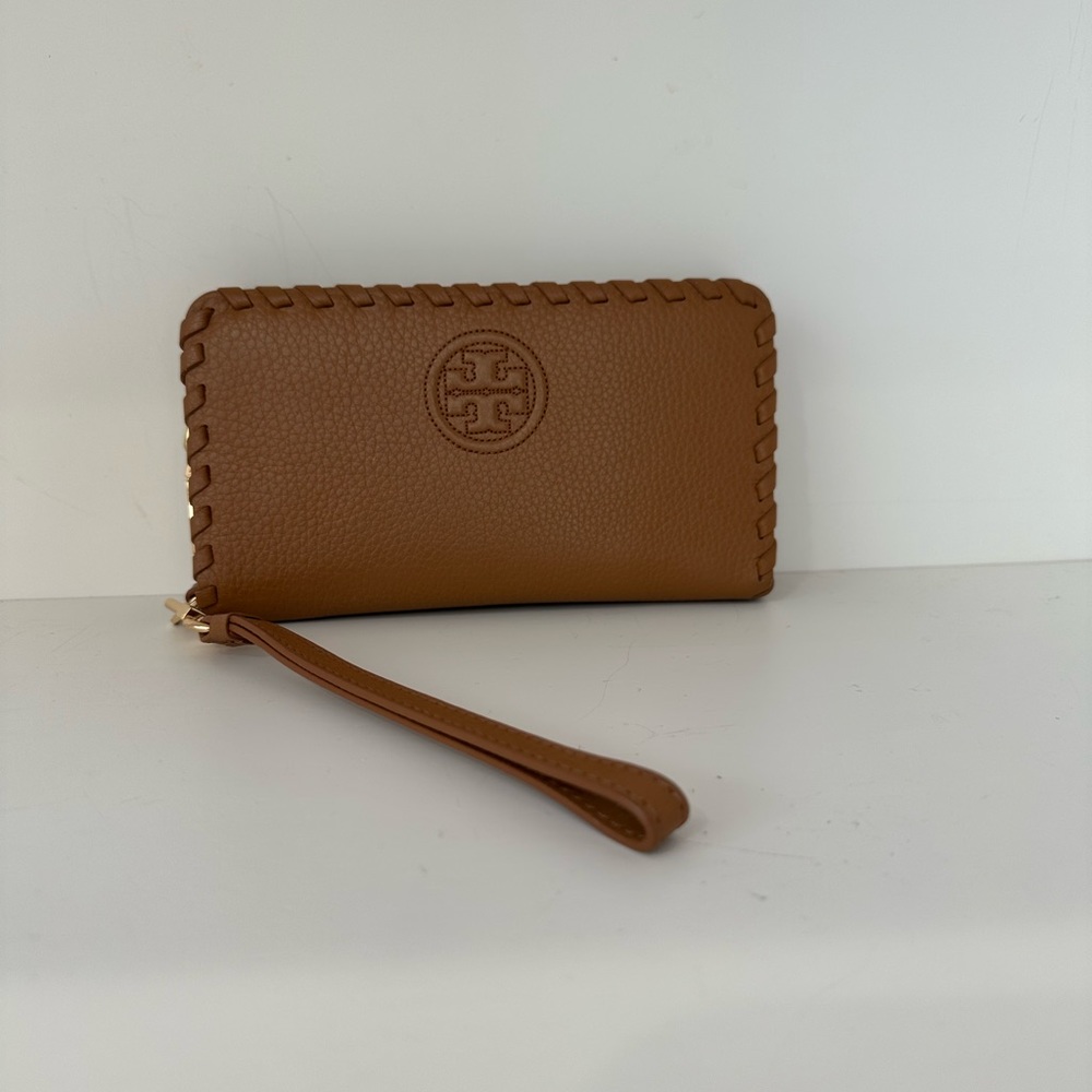 Tory Burch zip around leather Wallet